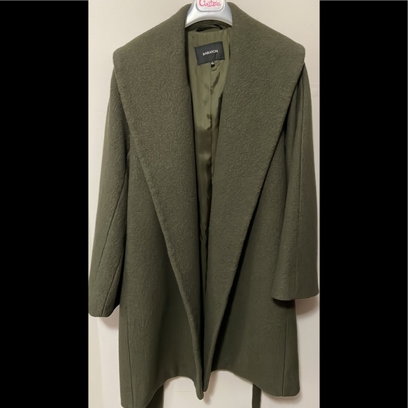 Aritzia Babaton ‘Sian’ Coat GREEN - Picture 3 of 4
